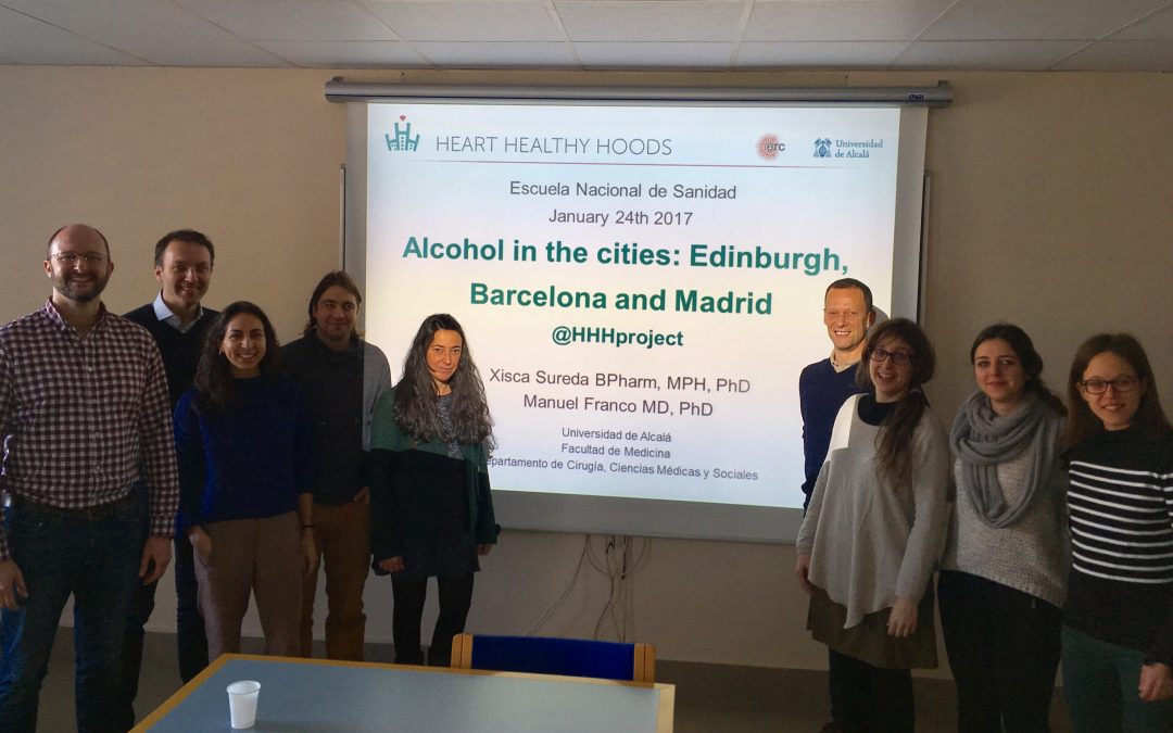 Alcohol and Urban Environments. Similar projects across three different cities: Edinburgh, Barcelona and Madrid