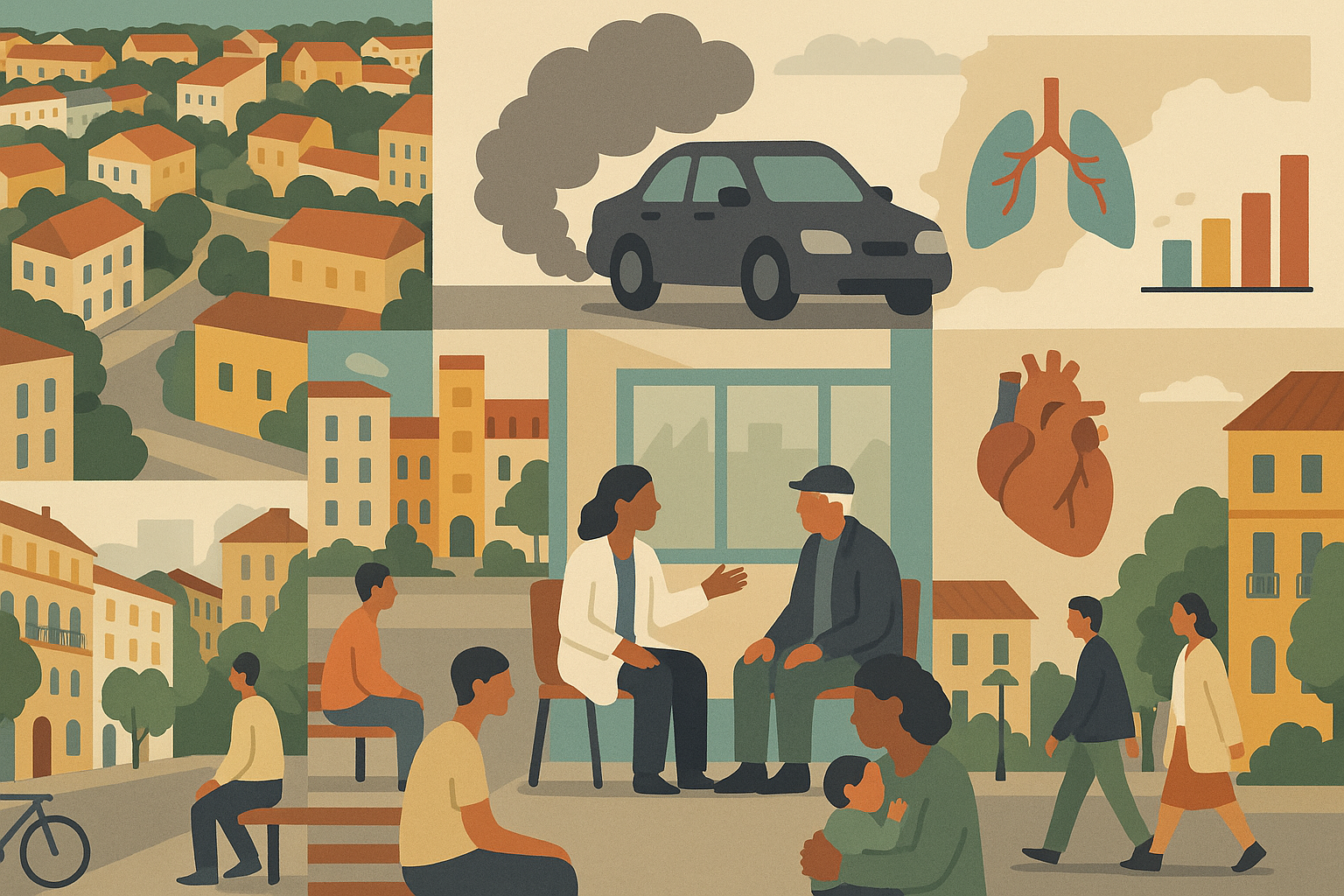 Air Pollution and Heart Disease: What Edinburgh and Madrid Teach Us